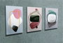 Wallity UDC02 Cuadro decorativo sobre lienzo Multicolor (3 Piezas)